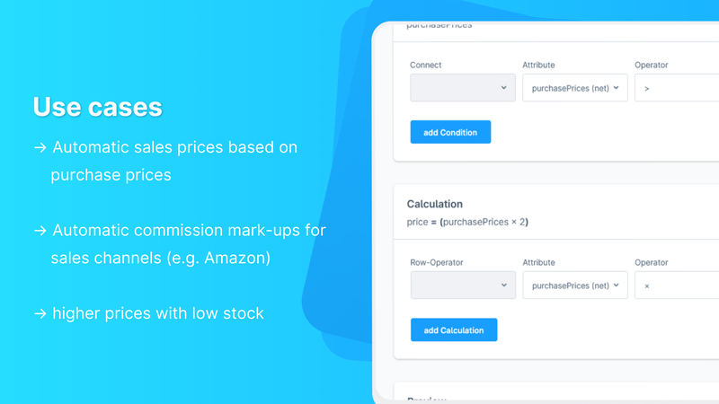 Automatic pricing use cases