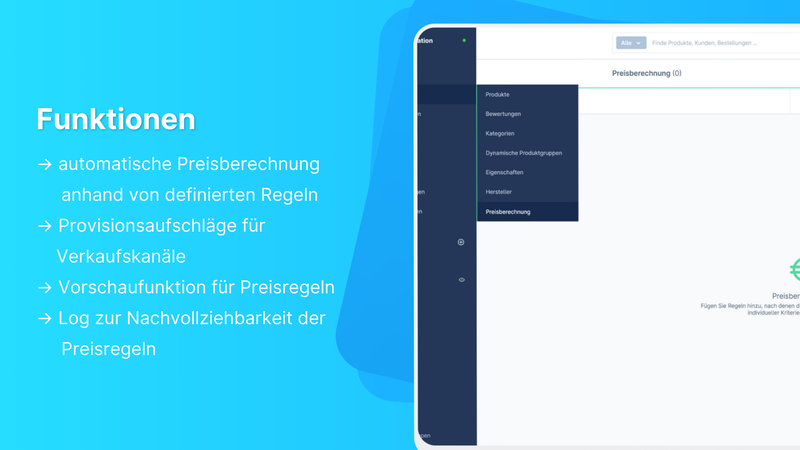 Preisautomatik Funktionen